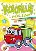 Okładka książki Koloruję i naklejam 5