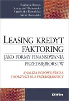 Okładka książki Leasing kredyt factoring jako formy finansowania przedsiębiorstw