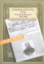 Okładka książki Lodzer Zeitung. 25 lat. Wydanie jubileuszowe