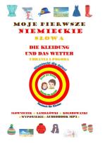 Okładka książki Moje pierwsze niemieckie słowa - Ubrania i pogoda