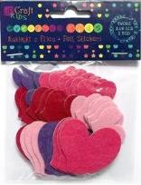 Okładka książki NAKLEJKI Z FILCU SERCA 36 SZT BPZ-DP CRAFT