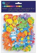 Okładka książki Naklejki z pianki z nadrukiem Świat zwierząt 100 SZT