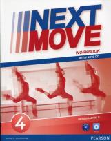 Okładka książki Next Move 4 Workbook + CD mp3