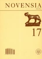 Okładka książki Novensia Tom 17