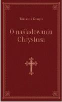 Okładka książki O naśladowaniu Chrystusa - bordo