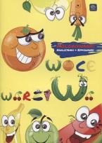 Okładka książki Owoce i warzywa Kolorowanki, naklejanki, rymowanki