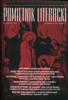 Opakowanie Pamiętnik Literacki 1/2015