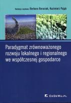 Okładka książki Paradygmat zrównoważonego rozwoju lokalnego i regionalnego we współczesnej gospodarce