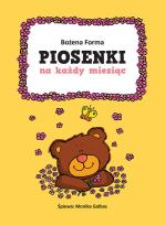 Okładka książki Piosenki na każdy miesiąc płyta CD z książeczką