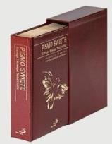 Okładka książki PISMO SWIETE ST I NT SKORA BORDO-SWPA