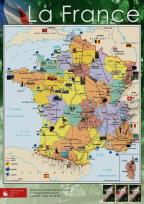 Opakowanie Plakat mapa kulturowa Francji