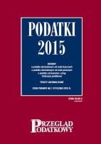 Okładka książki Podatki 2015