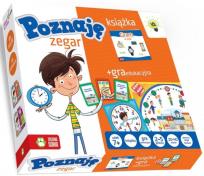 Okładka książki Poznaję zegar + gra