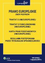 Okładka książki Prawo Europejskie Zbiór przepisów