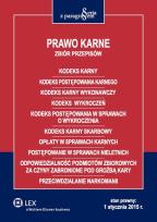 Okładka książki Prawo karne Zbiór przepisów
