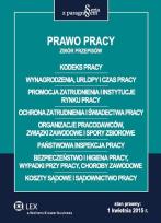 Okładka książki Prawo pracy Zbiór przepisów
