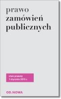 Okładka książki Prawo zamówień publicznych 01.01.2015 BR