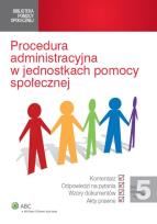 Opakowanie Procedura administracyjna w jednostkach pomocy społecznej
