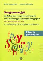 Okładka książki Program zajęć dydaktyczno-wyrównawczych...