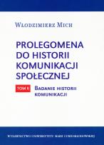 Okładka książki Prolegomena do historii komunikacji społecznej tom 2