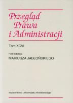 Opakowanie Przegląd Prawa i Administracji tom 96