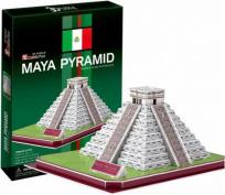 Okładka książki Puzzle 3D Maya Pyramid