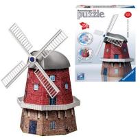 Okładka książki Puzzle 3D Młyn