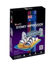 Okładka książki Puzzle 3D Sydney Impressions