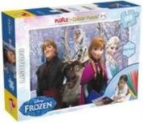 Opakowanie Puzzle dwustronne Frozen 108 + flamastry