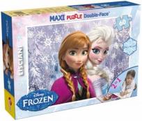 Opakowanie Puzzle dwustronne Maxi 60 Frozen