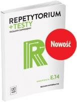 Okładka książki Repetytorium + testy Egzamin zawodowy Kwalifikacja E.14