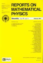 Opakowanie Reports on Mathematical Physics 75/1 2015 kraj