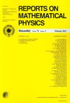 Opakowanie Reports on Mathematical Physics 75/1 2015 Pergamon