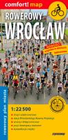 Okładka książki Rowerowy Wrocław Rowerowa mapa laminowana 1:22 500