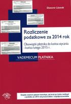 Okładka książki Rozliczenie podatkowe za 2014 rok