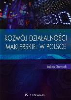 Okładka książki Rozwój działalności maklerskiej w Polsce