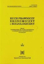 Opakowanie Ruch prawniczy ekonomiczny i socjologiczny 76/14/4