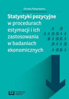 Okładka książki Statystyki pozycyjne w procedurach estymacji i ich zastosowania w badaniach ekonomicznych