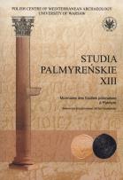 Okładka książki Studia Palmyrenskie XIII
