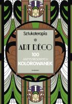 Okładka książki Sztukoterapia. ART DECO. 100 antystresowych kolor.