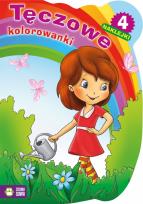 Okładka książki Tęczowe kolorowanki cz.4