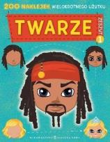 Okładka książki Twarze 200 naklejek. Zeszyt 1 Pirat