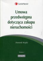 Okładka książki Umowa przedwstępna dotycząca zakupu nieruchomości