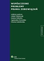 Okładka książki Współczesne problemy prawa zobowiązań