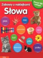 Okładka książki Zabawy z naklejkami - Słowa