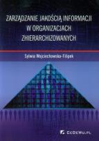 Okładka książki Zarządzanie jakością inf. w organiz. zhierarch.