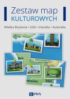 Opakowanie Zestaw map kulturowych Wielka Brytania USA Irlandia Australia