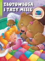 Okładka książki Złotowłosa i trzy misie Bajka z naklejkami