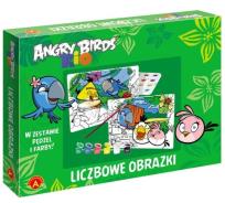 Okładka książki Angry Birds Rio. Liczbowe obrazki  ALEX