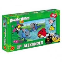 Okładka książki Angry Birds Rio. Puzzle 160- Przy wodospadzie ALEX